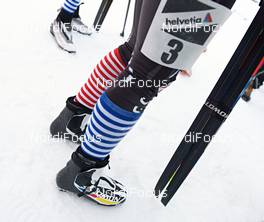 25.11.2012, Gaellivare, Sweden (SWE): new US fashion? - FIS world cup cross-country, 4x5km women, Gaellivare (SWE). www.nordicfocus.com. © Felgenhauer/NordicFocus. Every downloaded picture is fee-liable.