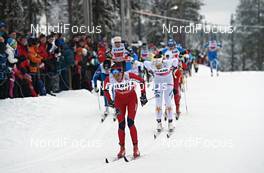 25.11.2012, Gaellivare, Sweden (SWE): Heidi Weng (NOR) - FIS world cup cross-country, 4x5km women, Gaellivare (SWE). www.nordicfocus.com. © Felgenhauer/NordicFocus. Every downloaded picture is fee-liable.