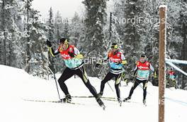 23.11.2012, Gaellivare, Sweden (SWE): Gerhard Urain (AUT) leads his team of Fischer service men - FIS world cup cross-country, training, Gaellivare (SWE). www.nordicfocus.com. © Felgenhauer/NordicFocus. Every downloaded picture is fee-liable.