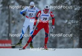 01.12.2012, Kuusamo, Finland (FIN): Niklas Dyrhaug (NOR), Fischer, Swix, Alpina, Rottefella, Skigo  - FIS world cup cross-country, 10km men, Kuusamo (FIN). www.nordicfocus.com. © Laiho/NordicFocus. Every downloaded picture is fee-liable.