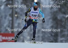 01.12.2012, Kuusamo, Finland (FIN):  Yerdos Akhmadiyev (KAZ), Fischer, Swix, Salomon - FIS world cup cross-country, 10km men, Kuusamo (FIN). www.nordicfocus.com. © Laiho/NordicFocus. Every downloaded picture is fee-liable.