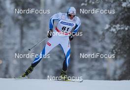 01.12.2012, Kuusamo, Finland (FIN):  Siim Sellis (EST), Fischer, Swix - FIS world cup cross-country, 10km men, Kuusamo (FIN). www.nordicfocus.com. © Laiho/NordicFocus. Every downloaded picture is fee-liable.