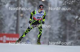 01.12.2012, Kuusamo, Finland (FIN):  Mathias Wibault (FRA), Fischer, Swix, Rottefella, One Way - FIS world cup cross-country, 10km men, Kuusamo (FIN). www.nordicfocus.com. © Laiho/NordicFocus. Every downloaded picture is fee-liable.
