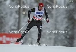 01.12.2012, Kuusamo, Finland (FIN): Noah Hoffman (USA), Madshus, Rottefella  - FIS world cup cross-country, 10km men, Kuusamo (FIN). www.nordicfocus.com. © Laiho/NordicFocus. Every downloaded picture is fee-liable.