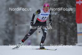 01.12.2012, Kuusamo, Finland (FIN):  Holly Brooks (USA), Salomon, Swix - FIS world cup cross-country, 5km women, Kuusamo (FIN). www.nordicfocus.com. © Laiho/NordicFocus. Every downloaded picture is fee-liable.