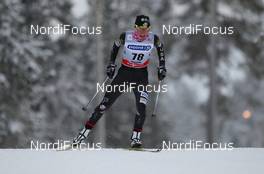 01.12.2012, Kuusamo, Finland (FIN): Ida Sargent (USA), Fischer, Swix, Salomon  - FIS world cup cross-country, 5km women, Kuusamo (FIN). www.nordicfocus.com. © Laiho/NordicFocus. Every downloaded picture is fee-liable.