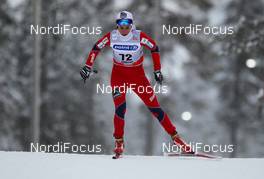 01.12.2012, Kuusamo, Finland (FIN): Heidi Weng (NOR), Madshus, Swix, Alpina, Rottefella  - FIS world cup cross-country, 5km women, Kuusamo (FIN). www.nordicfocus.com. © Laiho/NordicFocus. Every downloaded picture is fee-liable.