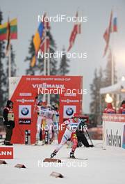 01.12.2012, Kuusamo, Finland (FIN): Alysson Marshall (CAN) leaves the start gate - FIS world cup cross-country, 5km women, Kuusamo (FIN). www.nordicfocus.com. © Felgenhauer/NordicFocus. Every downloaded picture is fee-liable.