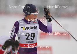 02.12.2012, Kuusamo, Finland (FIN):  Masako Ishida (JPN), Salomon, Swix - FIS world cup cross-country, pursuit women, Kuusamo (FIN). www.nordicfocus.com. © Laiho/NordicFocus. Every downloaded picture is fee-liable.