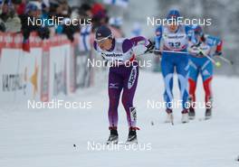 02.12.2012, Kuusamo, Finland (FIN): Masako Ishida (JPN), Salomon, Swix  - FIS world cup cross-country, pursuit women, Kuusamo (FIN). www.nordicfocus.com. © Laiho/NordicFocus. Every downloaded picture is fee-liable.