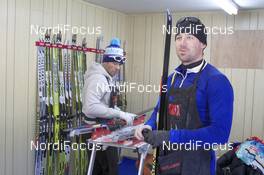 06.12.2012, Quebec, Canada (CAN): inside the wax trailers - FIS world cup cross-country, training, Quebec (CAN). www.nordicfocus.com. © Arnautovitch/NordicFocus. Every downloaded picture is fee-liable.
