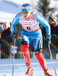 15.12.2012, Canmore, Canada (CAN): Natalia Korosteleva (RUS), Fischer, Swix, Alpina, Rottefella, Adidas  - FIS world cup cross-country, individual sprint, Canmore (CAN). www.nordicfocus.com. © Roycroft/NordicFocus. Every downloaded picture is fee-liable.