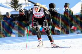 15.12.2012, Canmore, Canada (CAN):  Tatjana Stiffler (SUI), Rossignol, KV+, Rottefella, Odlo - FIS world cup cross-country, individual sprint, Canmore (CAN). www.nordicfocus.com. © Roycroft/NordicFocus. Every downloaded picture is fee-liable.