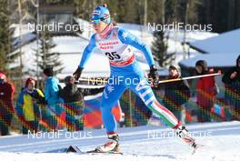 15.12.2012, Canmore, Canada (CAN):  Greta Laurent (ITA), Rossignol, Rottefella - FIS world cup cross-country, individual sprint, Canmore (CAN). www.nordicfocus.com. © Roycroft/NordicFocus. Every downloaded picture is fee-liable.
