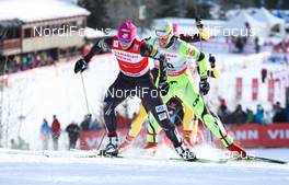15.12.2012, Canmore, Canada (CAN):  Kikkan Randall (USA), Fischer, Swix, Salomon - FIS world cup cross-country, individual sprint, Canmore (CAN). www.nordicfocus.com. © Roycroft/NordicFocus. Every downloaded picture is fee-liable.