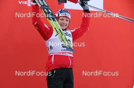 13.12.2012, Canmore, Canada (CAN): Maiken Caspersen Falla (NOR), Fischer, Swix, Alpina, Rottefella - FIS world cup cross-country, mass women, Canmore (CAN). www.nordicfocus.com. © Roycroft/NordicFocus. Every downloaded picture is fee-liable.
