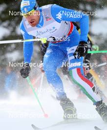 16.12.2012, Canmore, Canada (CAN): David Hofer (ITA) Fischer, Rottefella, Kv+ - FIS world cup cross-country, skiathlon men, Canmore (CAN). www.nordicfocus.com. © Roycroft/NordicFocus. Every downloaded picture is fee-liable.