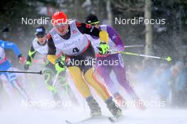 16.12.2012, Canmore, Canada (CAN): Tobias Angerer (GER) Fischer, Rottefella, adidas, One Way  - FIS world cup cross-country, skiathlon men, Canmore (CAN). www.nordicfocus.com. © Roycroft/NordicFocus. Every downloaded picture is fee-liable.