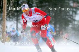 16.12.2012, Canmore, Canada (CAN): Chris Andre Jespersen (NOR), Rossignol, Start, Rottefella, Skigo - FIS world cup cross-country, skiathlon men, Canmore (CAN). www.nordicfocus.com. © Roycroft/NordicFocus. Every downloaded picture is fee-liable.