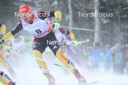 16.12.2012, Canmore, Canada (CAN): Hannes Dotzler (GER) Fischer, Alpina, Rottefella, Swix, adidas - FIS world cup cross-country, skiathlon men, Canmore (CAN). www.nordicfocus.com. © Roycroft/NordicFocus. Every downloaded picture is fee-liable.