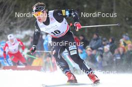 16.12.2012, Canmore, Canada (CAN):  Kris Freeman (USA), Fischer, Swix, Alpina, Rottefella - FIS world cup cross-country, skiathlon men, Canmore (CAN). www.nordicfocus.com. © Roycroft/NordicFocus. Every downloaded picture is fee-liable.