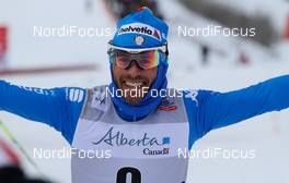 16.12.2012, Canmore, Canada (CAN): Roland Clara (ITA), Fischer, Swix, Rottefella  - FIS world cup cross-country, skiathlon men, Canmore (CAN). www.nordicfocus.com. © Roycroft/NordicFocus. Every downloaded picture is fee-liable.