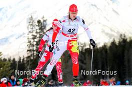 16.12.2012, Canmore, Canada (CAN):  Chandra Crawford (CAN), Fischer, Swix, Rottefella, One Way - FIS world cup cross-country, skiathlon women, Canmore (CAN). www.nordicfocus.com. © Roycroft/NordicFocus. Every downloaded picture is fee-liable.