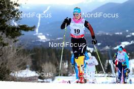 16.12.2012, Canmore, Canada (CAN): Stefanie Boehler (GER), Rossignol, One Way, Alpina, Rottefella, Adidas  - FIS world cup cross-country, skiathlon women, Canmore (CAN). www.nordicfocus.com. © Roycroft/NordicFocus. Every downloaded picture is fee-liable.