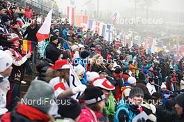29.12.2012, Oberhof, Germany (GER): spectators in Oberhof - FIS world cup cross-country, tour de ski, prologue women, Oberhof (GER). www.nordicfocus.com. © Felgenhauer/NordicFocus. Every downloaded picture is fee-liable.