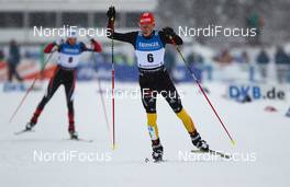08.01.2012, Oberstdorf, Germany (GER):  Eric Frenzel (GER), Fischer, Leki, Salomon, Adidas - FIS world cup nordic combined, individual gundersen HS137/10km, Oberstdorf (GER). www.nordicfocus.com. Â© Laiho/NordicFocus. Every downloaded picture is fee-liable.