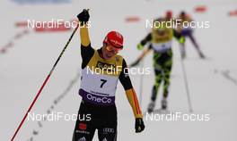 25.11.2012, Lillehammer, Norway (NOR): Eric Frenzel (GER), Fischer, Leki, Salomon, Adidas  - FIS world cup nordic combined, penalty HS138/10km, Lillehammer (NOR). www.nordicfocus.com. © Laiho/NordicFocus. Every downloaded picture is fee-liable.