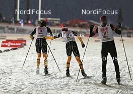 02.12.2012, Kuusamo, Finland (FIN): l-r: Bjoern Kircheisen (GER), Eric Frenzel (GER) - FIS world cup nordic combined, team sprint HS142/2x7.5km, Kuusamo (FIN). www.nordicfocus.com. © Felgenhauer/NordicFocus. Every downloaded picture is fee-liable.