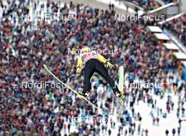 01.01.2012, Garmisch, Germany (GER): Noriaki Kasai (JPN), Fischer - FIS world cup ski jumping, four hills tournament, individual HS140, Garmisch (GER). www.nordicfocus.com. © Felgenhauer/NordicFocus. Every downloaded picture is fee-liable.