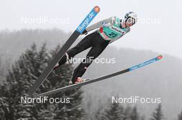 04.02.2012, Val di Fiemme, Italy (ITA): Wolfgang Loitzl (AUT), fluege.de - FIS world cup ski jumping, individual HS134, Val di Fiemme (ITA). www.nordicfocus.com. © Manzoni/NordicFocus. Every downloaded picture is fee-liable.