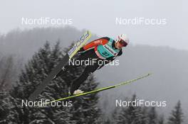 04.02.2012, Val di Fiemme, Italy (ITA): Taku Takeuchi (JPN), Fischer - FIS world cup ski jumping, individual HS134, Val di Fiemme (ITA). www.nordicfocus.com. © Manzoni/NordicFocus. Every downloaded picture is fee-liable.