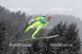 04.02.2012, Val di Fiemme, Italy (ITA): Severin Freund (GER), Fischer - FIS world cup ski jumping, individual HS134, Val di Fiemme (ITA). www.nordicfocus.com. © Manzoni/NordicFocus. Every downloaded picture is fee-liable.