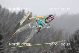 04.02.2012, Val di Fiemme, Italy (ITA): Rune Velta (NOR), Fischer - FIS world cup ski jumping, individual HS134, Val di Fiemme (ITA). www.nordicfocus.com. © Manzoni/NordicFocus. Every downloaded picture is fee-liable.