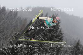 04.02.2012, Val di Fiemme, Italy (ITA): Martin Koch (AUT), Fischer - FIS world cup ski jumping, individual HS134, Val di Fiemme (ITA). www.nordicfocus.com. © Manzoni/NordicFocus. Every downloaded picture is fee-liable.