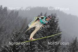 04.02.2012, Val di Fiemme, Italy (ITA): Vegard Haukoe Sklett (NOR), Fischer - FIS world cup ski jumping, individual HS134, Val di Fiemme (ITA). www.nordicfocus.com. © Manzoni/NordicFocus. Every downloaded picture is fee-liable.
