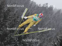 04.02.2012, Val di Fiemme, Italy (ITA): Robert Kranjec (SLO), Fischer - FIS world cup ski jumping, individual HS134, Val di Fiemme (ITA). www.nordicfocus.com. © Manzoni/NordicFocus. Every downloaded picture is fee-liable.