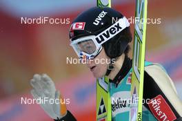 04.02.2012, Val di Fiemme, Italy (ITA): Vegard Haukoe Sklett (NOR), Fischer - FIS world cup ski jumping, individual HS134, Val di Fiemme (ITA). www.nordicfocus.com. © Manzoni/NordicFocus. Every downloaded picture is fee-liable.