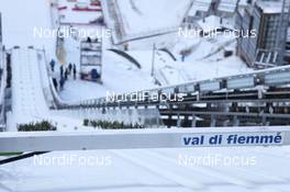 03.02.2012, Val di Fiemme, Italy (ITA): Event Feature: the ski jumping venue of Predazzo - FIS world cup ski jumping, qualification, Val di Fiemme (ITA). www.nordicfocus.com. © Manzoni/NordicFocus. Every downloaded picture is fee-liable.