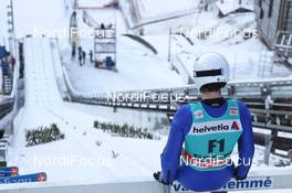 03.02.2012, Val di Fiemme, Italy (ITA): Ski Jumping Feature: a prejumper on the inrun - FIS world cup ski jumping, qualification, Val di Fiemme (ITA). www.nordicfocus.com. © Manzoni/NordicFocus. Every downloaded picture is fee-liable.