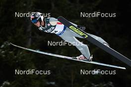 08.03.2012, Trondheim, Norway (NOR): Anders Fannemel (NOR), Elan  - FIS world cup ski jumping, individual HS131, Trondheim (NOR). www.nordicfocus.com. Â© Laiho/NordicFocus. Every downloaded picture is fee-liable.