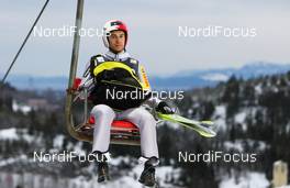 07.03.2012, Trondheim, Norway (NOR):  Kamil Stoch (POL), Fischer - FIS world cup ski jumping, training HS131, Trondheim (NOR). www.nordicfocus.com. Â© Laiho/NordicFocus. Every downloaded picture is fee-liable.