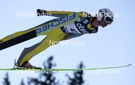 08.03.2012, Trondheim, Norway (NOR):  Rune Velta (NOR), Fischer - FIS world cup ski jumping, individual HS131, Trondheim (NOR). www.nordicfocus.com. Â© Laiho/NordicFocus. Every downloaded picture is fee-liable.