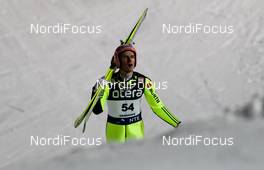 08.03.2012, Trondheim, Norway (NOR): Severin Freund (GER), Fischer  - FIS world cup ski jumping, individual HS131, Trondheim (NOR). www.nordicfocus.com. Â© Laiho/NordicFocus. Every downloaded picture is fee-liable.