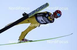 08.03.2012, Trondheim, Norway (NOR): Andreas Wank (GER), Fischer  - FIS world cup ski jumping, individual HS131, Trondheim (NOR). www.nordicfocus.com. Â© Laiho/NordicFocus. Every downloaded picture is fee-liable.