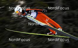 08.03.2012, Trondheim, Norway (NOR): Shohei Tochimoto (JPN), Fischer  - FIS world cup ski jumping, individual HS131, Trondheim (NOR). www.nordicfocus.com. Â© Laiho/NordicFocus. Every downloaded picture is fee-liable.