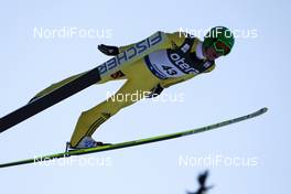 08.03.2012, Trondheim, Norway (NOR): Denis Kornilov (RUS), Fischer  - FIS world cup ski jumping, individual HS131, Trondheim (NOR). www.nordicfocus.com. Â© Laiho/NordicFocus. Every downloaded picture is fee-liable.